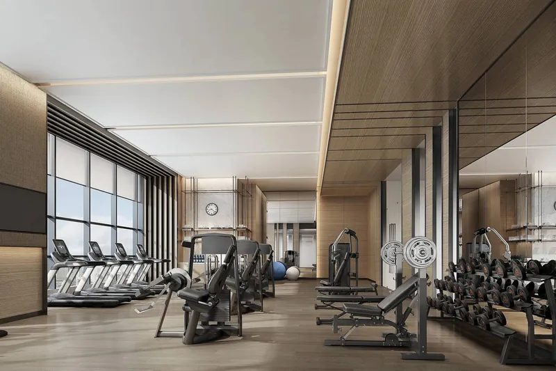 The fitness-oriented space at VIDA
