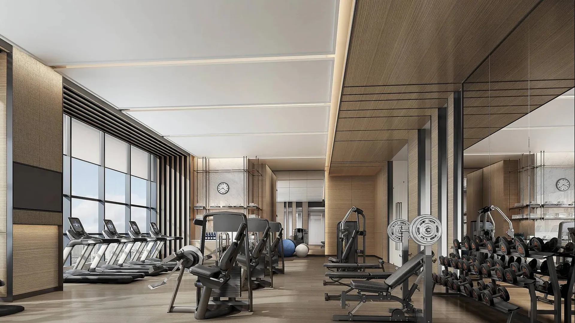 A light-filled wellness space at VIDA